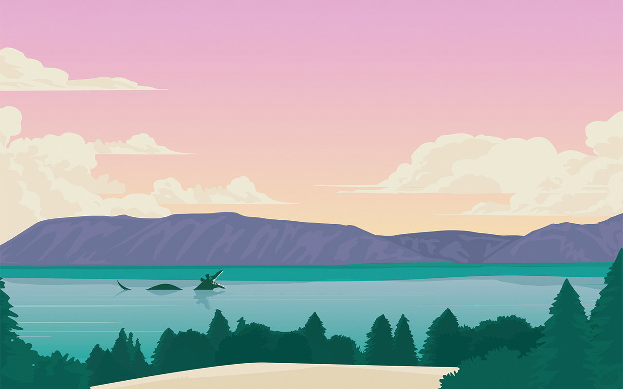 Bear Lake Monster Illustration_SLM MA25_Kimmy Hammons