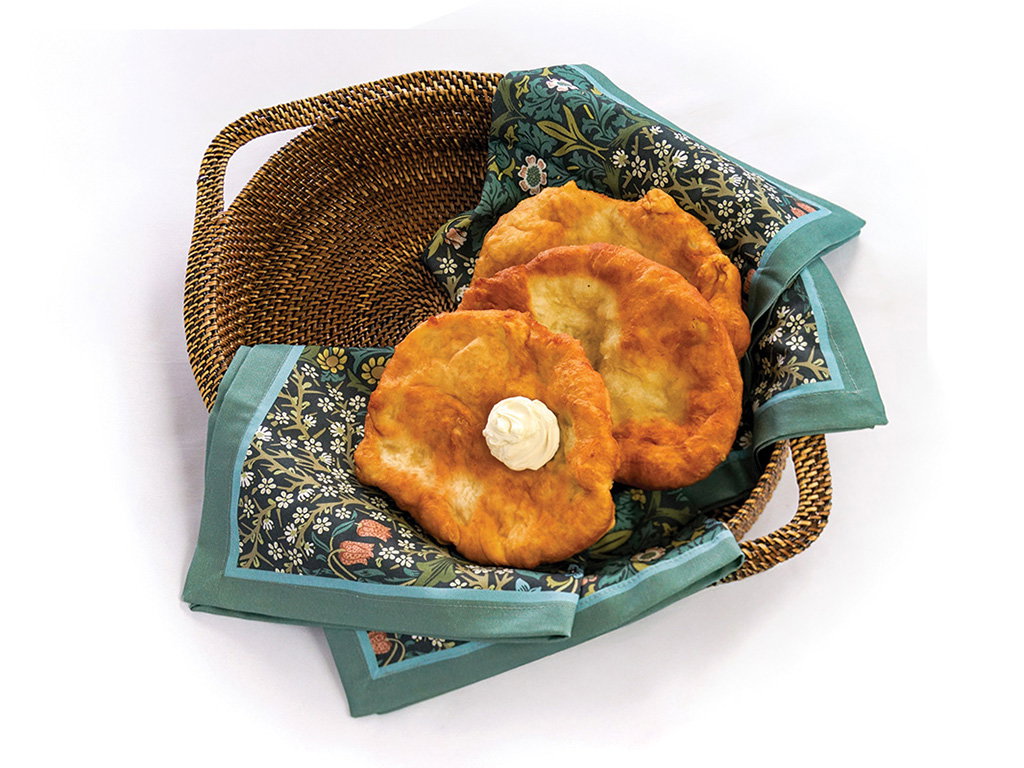 Utah scones, scone basket