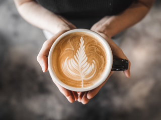 alpha coffee latte